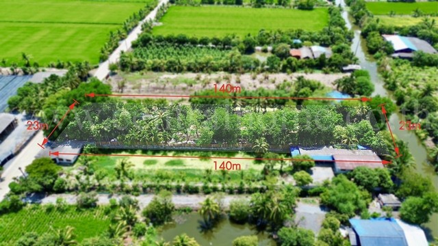 ที่ดิน 2 ไร่ พร้อมสิ่งปลูกสร้าง สไตล์คาเฟ่ ไทรน้อย - นนทบุรี ขุนศรี ทำเลดี
