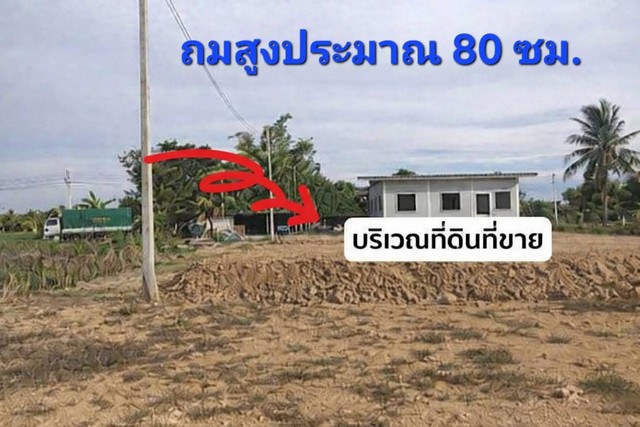  ที่ดินถมแล้ว พร้อมปลูกบ้าน ทำเลดี นครปฐม   ใกล้กรุงเทพ เดินทางสะดวก เข้า-ออกได้หลายทาง  เทศบาลเมืองสามควายเผือก จ.นครปฐม