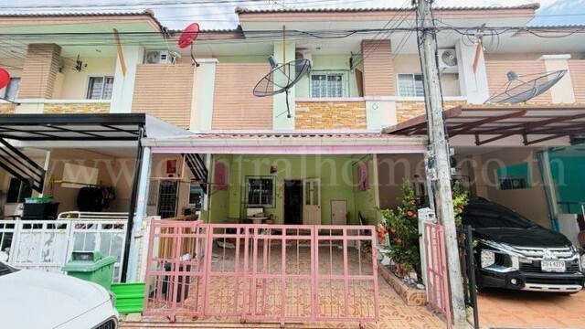 ลดราคา ทาวน์เฮ้าส์ หมู่บ้าน เดอะเฟิร์ส โฮม (บ้านกานดา) พันท้ายนรสิงห์ สมุทรสาคร ราคาถูกที่สุด