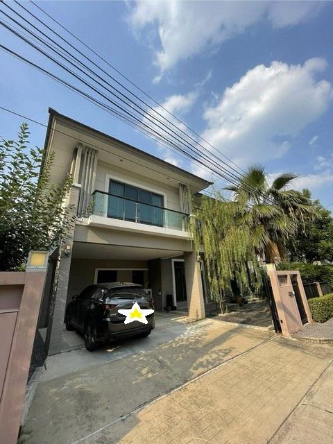 ขายบ้านเดี่ยว 2 ชั้น 80 ตร.ว. โครงการ เดอะ ปาล์ม พัฒนาการ 38 ใกล้ทางด่วน