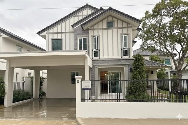 HR 10149 ให้เช่าบ้านเดี่ยว 2 ชั้น โครงการ วิลลาจจิโอ 3 ศรีนครินทร์-บางนา Villaggio 3 Srinakarin-Bangna ตกแต่งสวยพร้อมเข้าอยู่