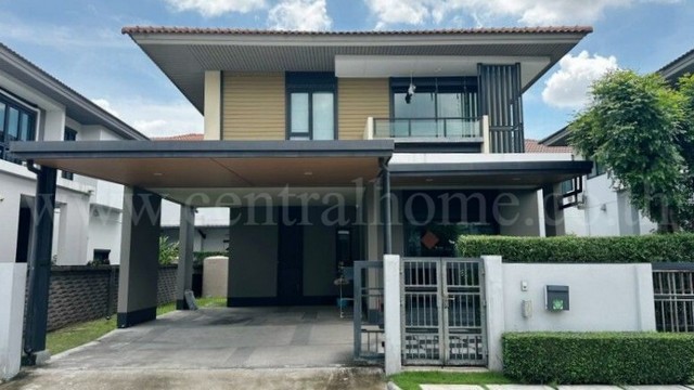 บ้านเดี่ยว เศรษฐสิริ วงแหวน - ลำลูกกา บึงคำพร้อย สไตล์โมเดิร์น พร้อมอยู่