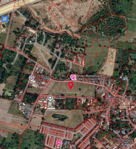 ขายที่ดินแปลงใหญ่ 11-2-93 ไร่ ผังส้ม   ใกล้ Ocean Marina Resort พัทยา–จอมเทียน    ตำบลห้วยใหญ่ บางละมุง,ชลบุรี