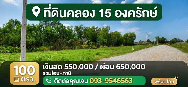 ขายที่ดิองครักษ์ นครนายก 100 ตรว ใกล้ตลาดต้นไม้ เจ้าของขายเอง