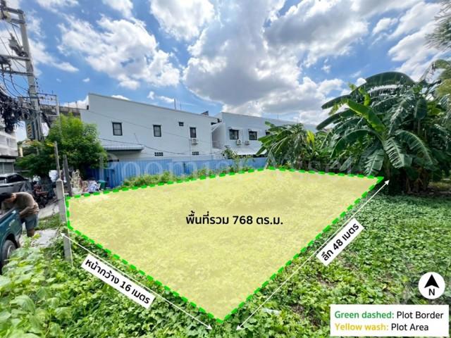 ที่ดินเปล่า 191 ตารางวา ซอยจรัญสนิทวงศ์ 6 บางกอกใหญ่ ทำเลดีมาก