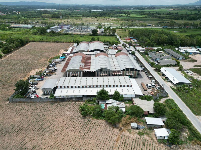ขายโรงงานพร้อมที่ดิน ชลบุรี บ้านบึง 47-3-48 ไร่ พร้อมใบ รง.4 พื้นที่ EEC ใกล้ถนน 331 TP-L2535