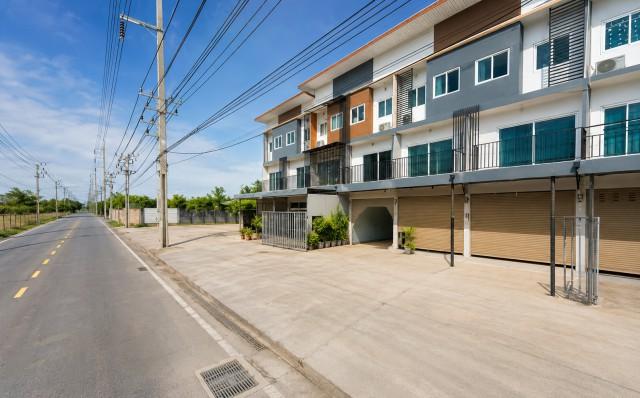 260902pbosag ให้เช่า อาคารพาณิชย์ ไทวัสดุ มหาชัย1.38กม.อาคาร 3.5 ชั้น เจ็ดศอก รร.เทพนรรัตน์ 650 ม. เศรษฐกิจ นาดี เซ็นทรัลมหาชัย 1.45กม.