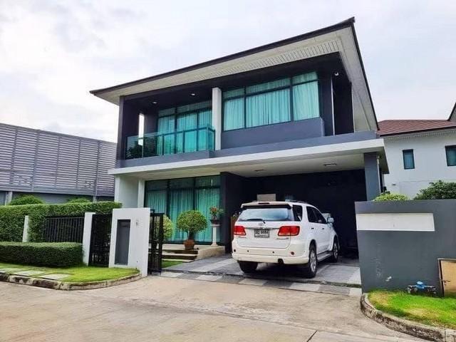 ให้เช่าบ้านเดี่ยว Setthasiri Krungthep Kreetha 4 นอน 3 น้ำ 193 ตร.ม. บ้านหลังมุมสวนใหญ่ 90000 บาท