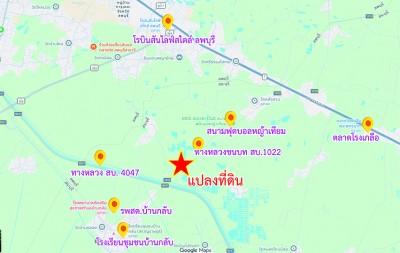 ขายที่ดิน 4-2-31 ไร่ ติดถนนทางหลวง สบ 1022 อ.หนองโดน จ.สระบุรี