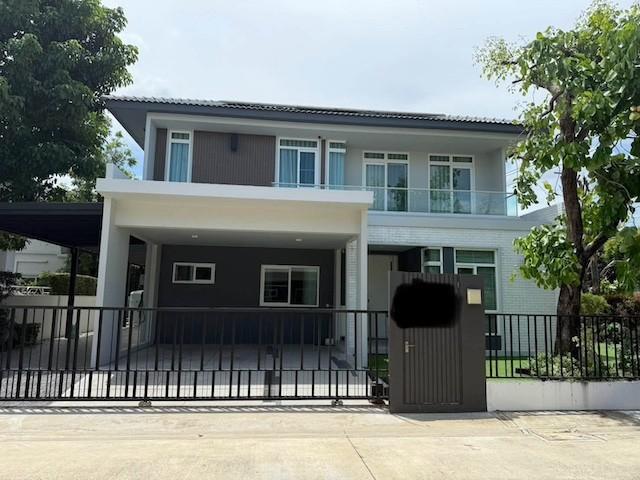 BH4424 ให้เช่าบ้านเดี่ยว 2 ชั้น มัณฑนา 2 บางนา กม.7 บ้านหลังใหญ่พร้อมโซลาร์เซลล์และ EV Charger ใกล้เมกาบางนา