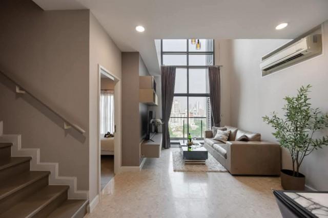 Elegant 2 Bedroom Duplex at The Crest Sukhumvit 34 Near BTS Thong Lo