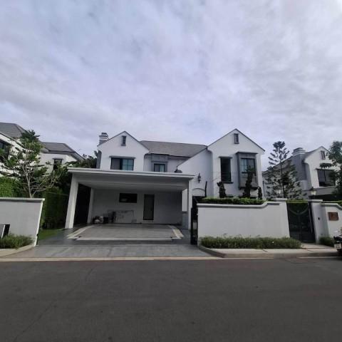 BH4423 ให้เช่าบ้านเดี่ยว 2 ชั้น หมู่บ้านนันทวัน พระราม 9 กรุงเทพกรีฑาตัดใหม่ บ้านพร้อมสระว่ายน้ำ รับชาวต่างชาติและสัตว์เลี้ยง